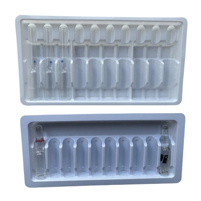 PET Polyethylene Terephthalate Ampoule Tray Personalisasi Grosir 1ml 2ml 5ml 10ml Injeksi Air Ampoule Tray Personalisasi