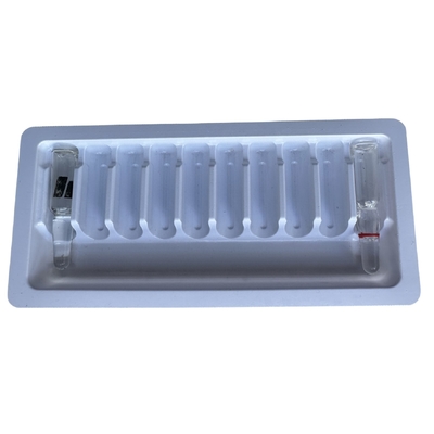 PET Polyethylene Terephthalate Ampoule Tray Personalisasi Grosir 1ml 2ml 5ml 10ml Injeksi Air Ampoule Tray Personalisasi