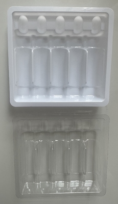 PET Polyethylene Terephthalate Ampoule Tray Disesuaikan Grosir 1ml 2ml 5ml 10ml Ampoule Injeksi Air Tray Disesuaikan Kemasan
