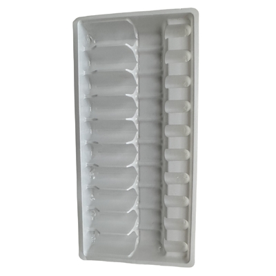 PET Polyethylene Terephthalate Ampoule Tray Disesuaikan Grosir 1ml 2ml 5ml 10ml Ampoule Injeksi Air Tray Disesuaikan Kemasan
