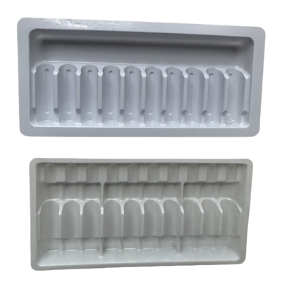 PET Polyethylene Terephthalate Ampoule Tray Disesuaikan Grosir 1ml 2ml 5ml 10ml Ampoule Injeksi Air Tray Disesuaikan Kemasan