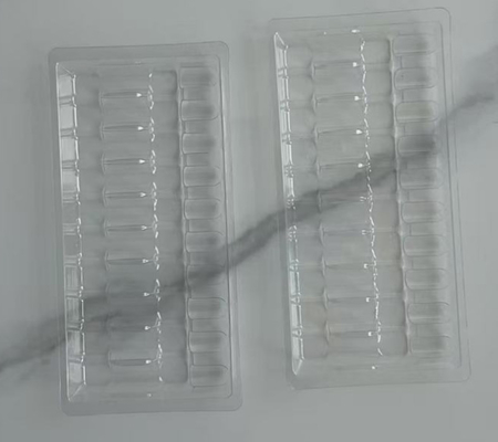 Produsen 10ml 10 Oral Liquid Plastic Health Care Products Cosmetic Blister Oral Liquid Tray