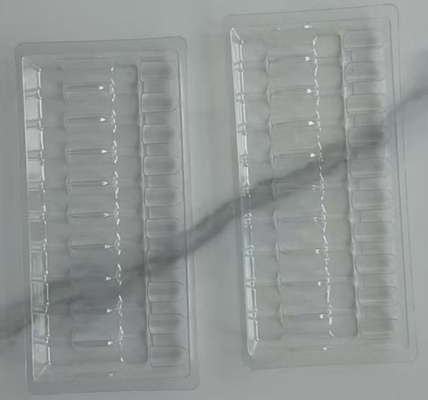 Water-light jarum botol kaca pembungkusan gelembung botol Xieling plastik di dalam liophilized bubuk injeksi nampan ampul cairan oral