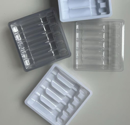 Kotak Blister Plastik PVC PET Transparan Kontainer Cairan oral sekali pakai