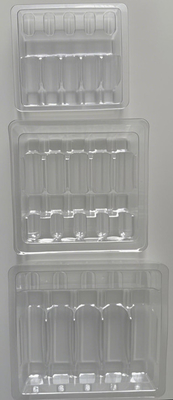 1ml 2ml 5ml 10ml PET Ampulet Tray Injeksi Air Ampulet Pengemasan Tray Personalisasi