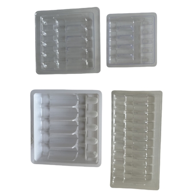1ml 2ml 5ml 10ml Ampul Injeksi Air PET Tray Pengemasan Tray Pembentuk Vakum