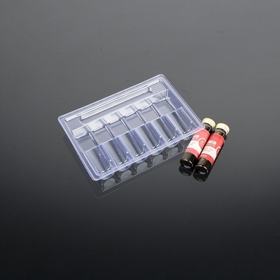 ISO Certificate Vial Ampoule Tray Plastik Packing Tray Untuk 2ml 3ml 5ml 10ml