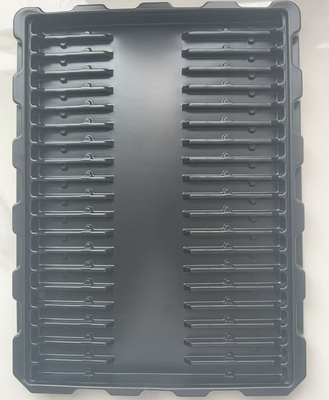 Pabrik Custom Made PS Anti-statis Blister Tray, transparent Plastik Kotak Elektronik Kemasan PCB Modul Turnover Tray