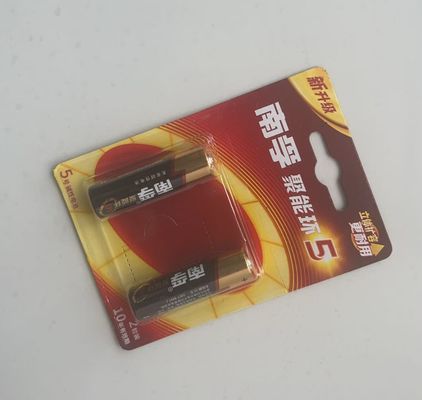 Ukuran yang disesuaikan Kemasan Blister Plastik Jelas yang awet untuk Baterai dan Ponsel PVC Blister Packing