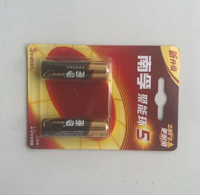 Ukuran yang disesuaikan Kemasan Blister Plastik Jelas yang awet untuk Baterai dan PVC Blister Tray