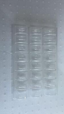 Baki Kemasan Macaron 24 Rongga dengan PET Food Grade dan Desain yang Dapat Digunakan Kembali