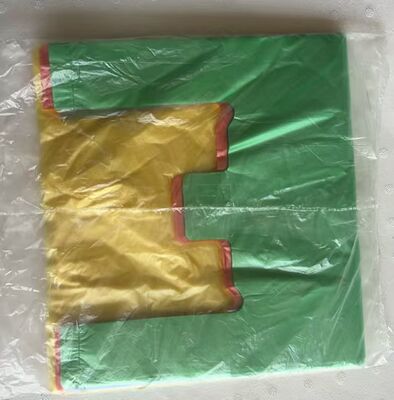Tas Plastik HDPE Daur Ulang yang Disesuaikan dengan Ketahanan Benturan Tinggi untuk Belanja Supermarket
