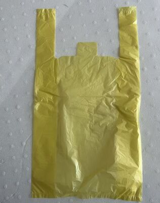 Tas tangan plastik HDPE yang dapat didaur ulang dengan ketahanan dampak tinggi untuk belanja di supermarket