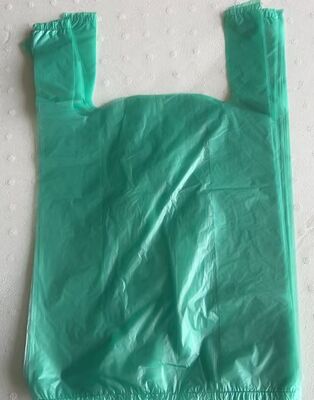 Tas Plastik HDPE Daur Ulang yang Disesuaikan dengan Ketahanan Benturan Tinggi untuk Belanja Supermarket