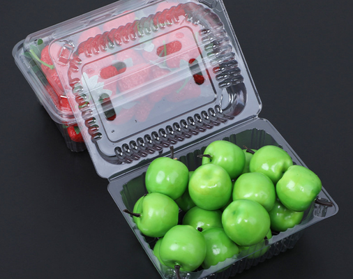 Single-use dried fruit packaging box, plastic transparent sweet potato dried nut box, supermarket takeout sealed box, food packaging box