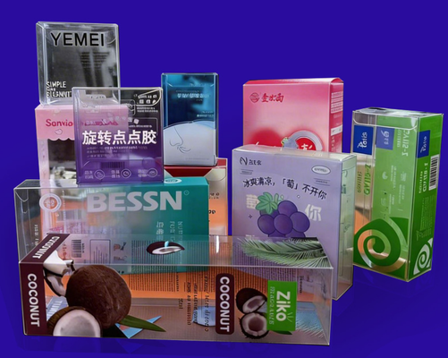 Kotak kemasan PVC, kotak hadiah transparan, kotak kemasan PET lipat, kotak plastik PP matte, kustomisasi batch kecil