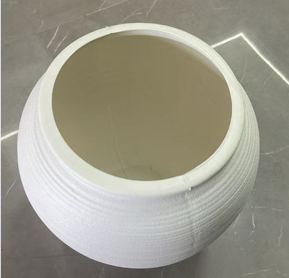 HDPE imitasi piring bunga keramik dan piring bunga plastik dengan berbagai ukuran pilihan PE Coated dan Drainageholes