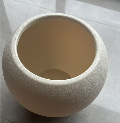 Pot bunga berlapis plastik PE dengan lubang drainase dan berbagai ukuran untuk tanaman indoor dan outdoor
