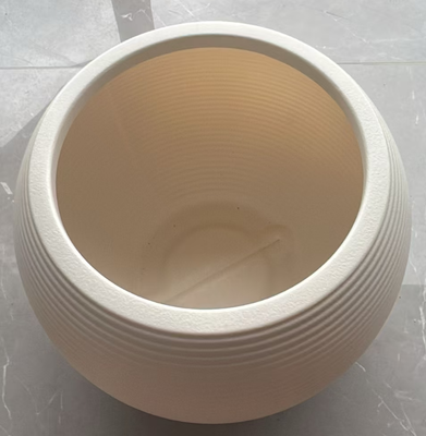 Pot bunga berlapis plastik PE dengan lubang drainase dan berbagai ukuran untuk tanaman indoor dan outdoor
