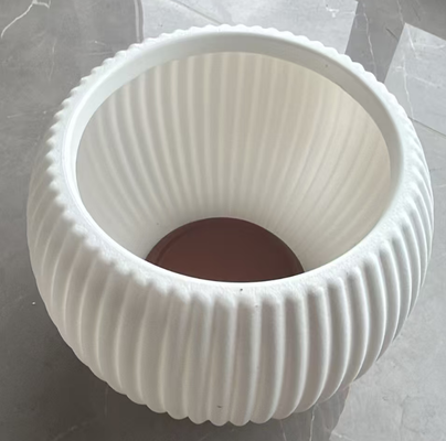 Pot bunga berlapis plastik PE dengan lubang drainase dan berbagai ukuran untuk tanaman indoor dan outdoor