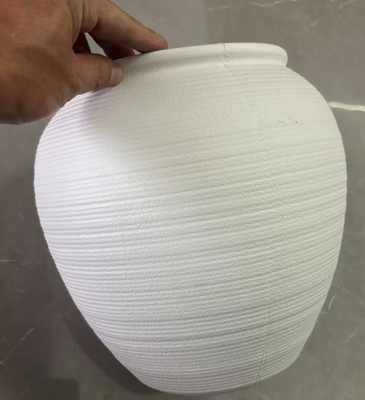 HDPE Round Green Ivy Flower Pot with Thickened Imitation Ceramic Design and Multiple Sizes