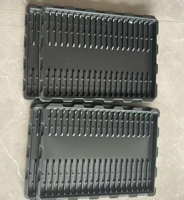 Disesuaikan Transparan ramah lingkungan Anti-statis Blister Tray untuk komponen elektronik