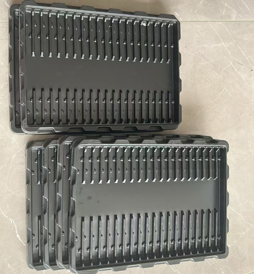 Disesuaikan Transparan ramah lingkungan Anti-statis Blister Tray untuk komponen elektronik