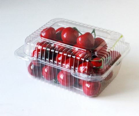 vacuum blister packaging clear disposable blister vented fruit box  ventilation holes container anti‑crush fruit packaging