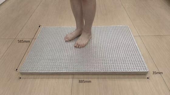 Mold Resistant Fast Drainage Shower Mat with Massage Bumps EPP Bath Mat Non Slip Mat for Bathroom Safety