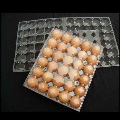 Lipat 0.4mm 30 Sel Kemasan Blister Plastik Baki Pemegang Telur Polimer Tidak Beracun