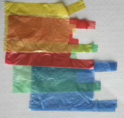 Tas belanja HDPE yang dapat didaur ulang dengan ketahanan dampak tinggi untuk supermarket