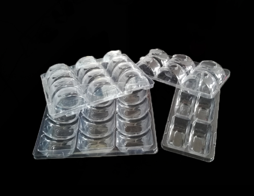 kotak bawa makaron kotak manisan kotak plastik kotak kerang kue kotak kerang makanan penutup wadah kerang 6 rongga kotak makaron nampan makaron 6 sel